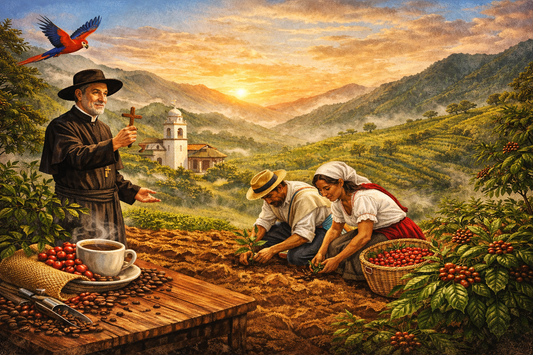 From Penance to Heritage: The Story of Colombian Coffee Majestic Mountain's Roots