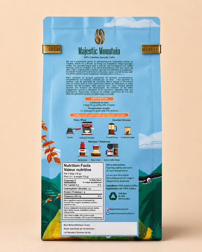 Colombian Specialty Coffee 250g - Majestic Mountain "Buen Primor"