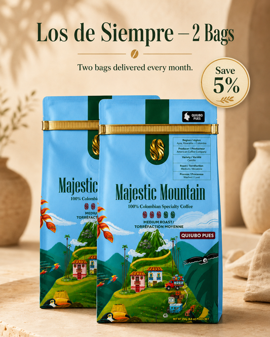 El Parche — Quiubo Pues Monthly Coffee Subscription 2 or 4 Bags × 250g